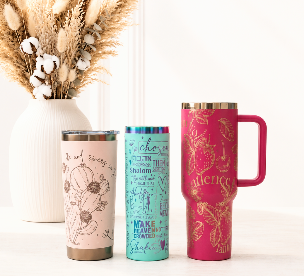 Bold Faith Christian Scripture Tumbler – Laser Engraved Stainless Steel Tumbler