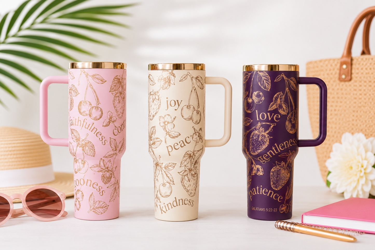 Fruit of the Spirit Christian Tumbler – Galatians 5:22–23