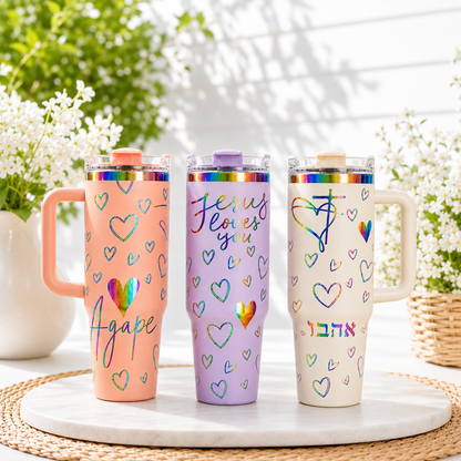 Jesus Loves You Christian Tumbler