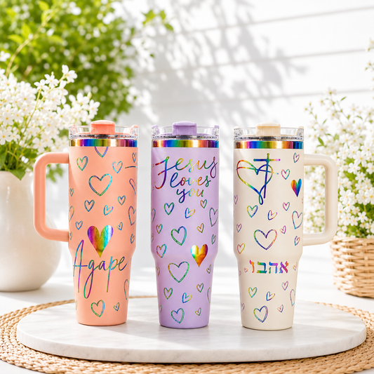 Jesus Loves You Christian Tumbler